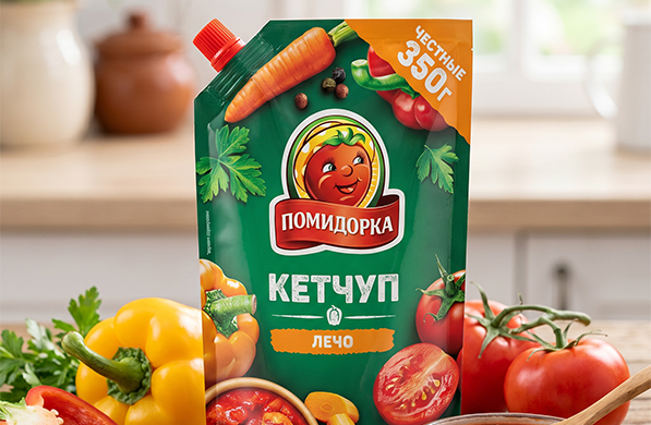 Еще больше овощей и вкуса: «Помидорка» выпустила кетчуп «Лечо»